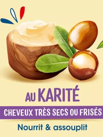 Dop Shampooing très doux au Karité 2 en1 /400ml/  il nourrit les cheveux très secs ou frisés