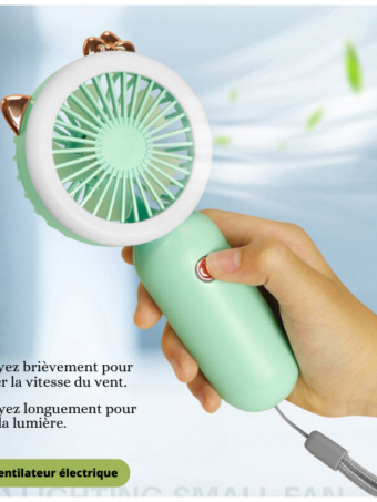 Mini Ventilateur Portable à Trois Vitesses