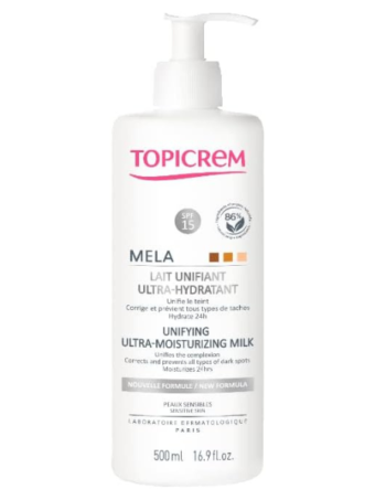 TOPICREM MELA LAIT UNIFIANT ULTRA-HYDRATANT-500Ml